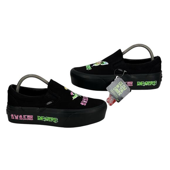 Vans Awaken Desire Glow In The Dark Women's SZ 7.5 Stackform Sneakers Slip On - Picture 3 of 10